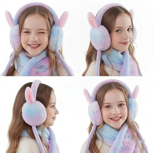 Cute Unicorn Jumping Ear Earmuffs