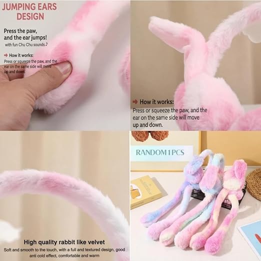 Cute Unicorn Jumping Ear Earmuffs